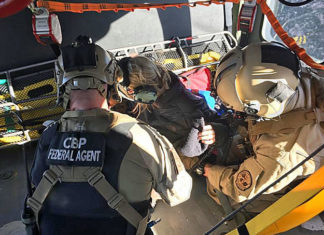 AMO routinely responds to requests for assistance with searches and rescues in coordination with partner law enforcement agencies. Rescue operations like this are considered high-risk, given the altitude and treacherous terrain.