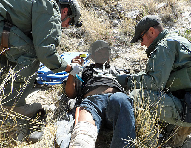 Although the CBP strives to discourage smugglers and illegal immigrants from crossing the southern border, the Border Patrol will continue to implement lifesaving measures to aid those who may fall victim to the harsh desert terrain. (Image Credit: CBP)