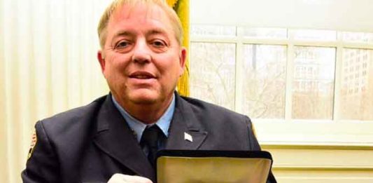 FDNY firefighter Ray Pfeifer, seen here after being given a key to the city in January 2016, lost his battle with a 9/11-related cancer. Ray worked tirelessly to restore the James Zadroga 9/11 Health and Compensation Act.