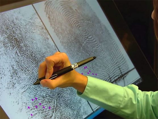 fbi channeling fingerprint capture