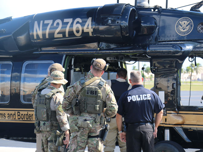 CBP's Air and Marine Operations mission is to serve and protect the American people. (Image courtesy of CBP)