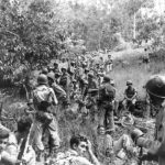 United States Marines rest in this field during the Guadalcanal campaign (Image courtesy of Wikipedia)