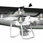 Image Depicts Quadcopter Wing Impact (Courtesy of ASSURE)