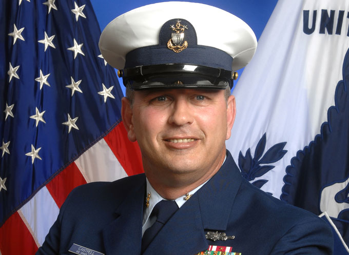 Master Chief Petty Officer of the Coast Guard Steven W. Cantrell (Image courtesy of the U.S. Coast Guard)