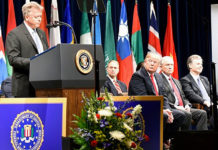 “It is an honor to join you today and to stand with the incredible men and women of law enforcement,” said President Donald J. Trump at the 270th session of the FBI National Academy.