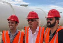 “I am excited by the latest developments at Virgin Hyperloop One and delighted to be its new Chairman,” said Richard Branson, founder of the Virgin Group and Chairman of Virgin Hyperloop One. (Image courtesy of Virgin Hyperloop One)