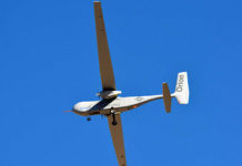 Aurora’s Orion Ultra Long Endurance UAS is a twin-engine high performance UAS that can stay aloft over 100 hours at a time with payloads in excess of 1,000 pounds.
