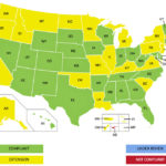 Current Status of States / Territories as of January 20, 2018. NOTE: For states that are not compliant, REAL ID enforcement begins on February 5, 2018.