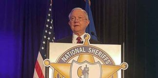 U.S. Attorney General Sessions Speaks to the National Sheriffs’ Association (Image courtesy of the National Sheriffs’ Association)