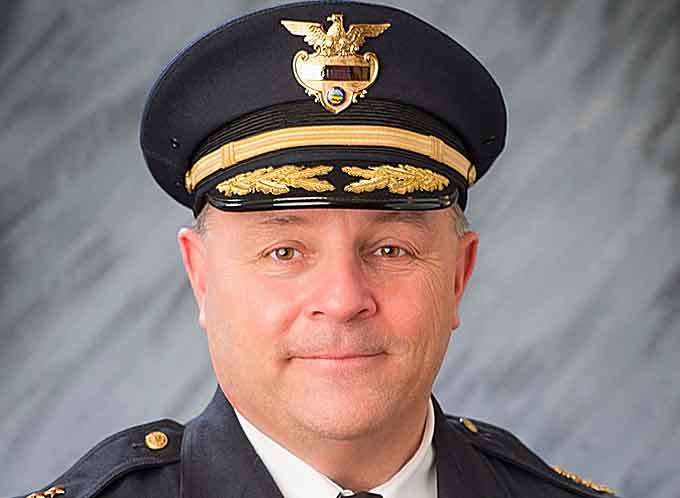 Chief Joe Morbitzer of the Westerville Police Department