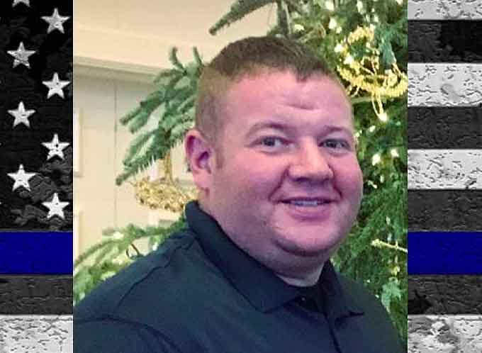 North Charleston police officer Ryan MacCluen died in a wreck on Ladson Road in Summerville. (Image courtesy of The Maven)