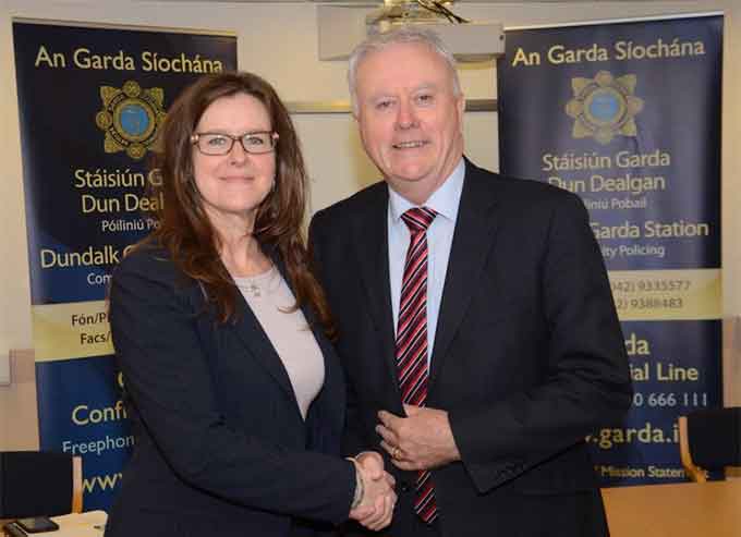 Acting Deputy EAD Alysa Erich and Acting Commissioner Dónall Ó Cualáin (Image courtesy of ICE)