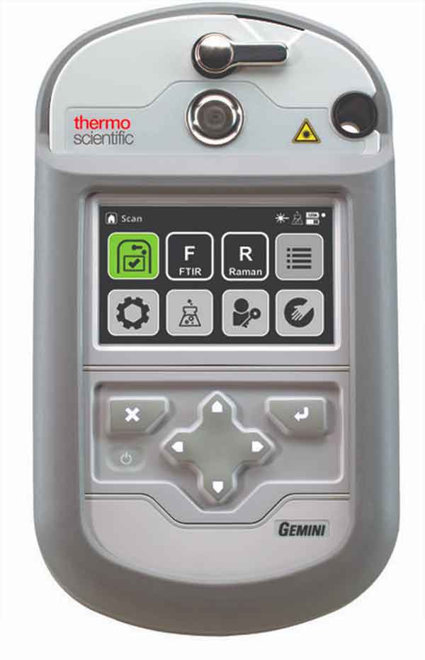 The Gemini Analyzer is the first and only integrated Raman and FTIR handheld instrument in the world, providing complementary and confirmatory testing in a single, field-portable device.