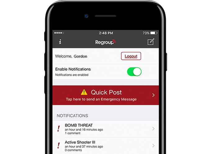 Regroup Mass Notification is an industry leader in emergency and day-to-day notifications for education, health care, industry and more.