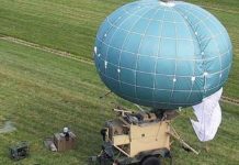 The WASP is a highly tactical and mobile aerostat system which can be operated by as few as two soldiers and can provide day/night video, secure multi-frequency and multi-wave form wireless communication range extension capability at the edge of the battlefield from either a fixed, stationary position or while being towed.