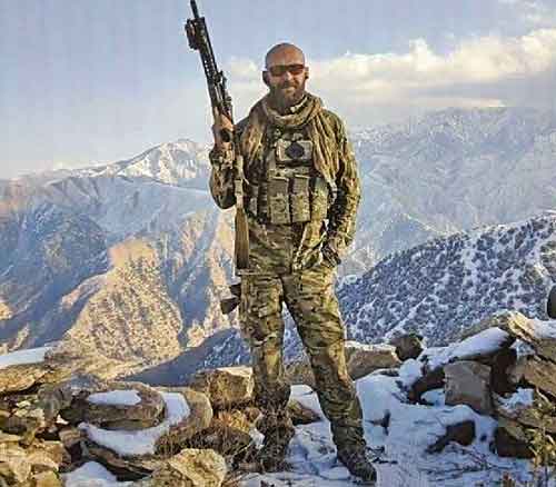 Sgt. First Class Mihail Golin in support of combat operations in Afghanistan. Golin was a Green Beret with the Army's 10th Special Forces Group and was killed New Year's Day, 2018 in Nangarhar Province, Afghanistan. (Courtesy members of 10th Special Forces Group)