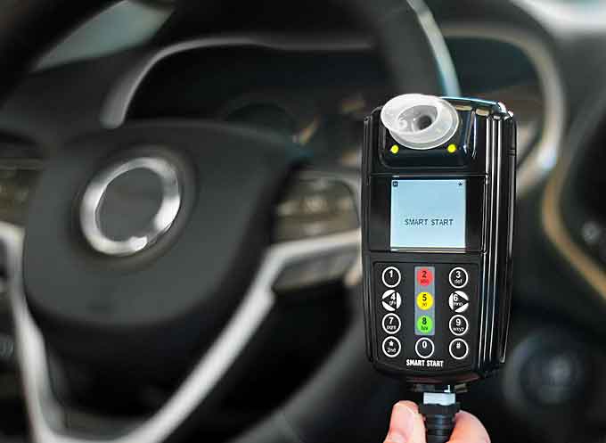 One example of an ignition interlock device