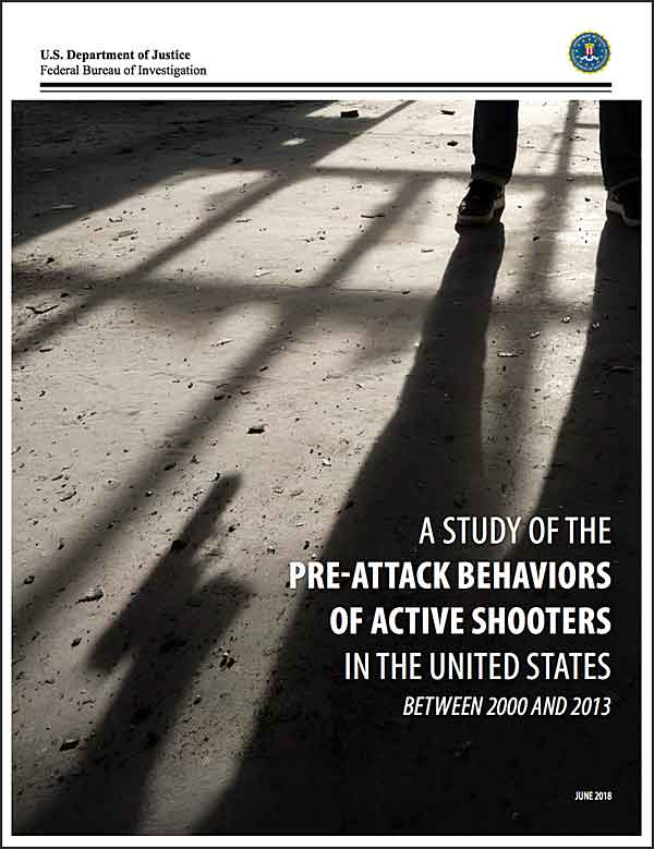 FBI Releases Study of Pre-Attack Behaviors of Active Shooters