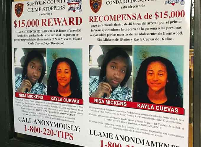 Kayla Cuevas, 16, and Nisa Mickens, 15, walked into a deadly attack by four homicidal gangbangers swinging baseball bats and a machete on Sept. 13, 2016. The slaughter of the unarmed girls was a homicidal overreaction to a Brentwood High School dispute.