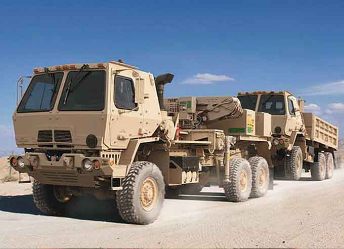 The Oshkosh FMTV is comprised of 17 models, enabling the vehicle to perform a wide range of missions, and to support combat missions, relief efforts and logistics and supply operations.