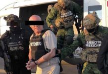 Damaso Lopez Nuñez, seen during his extradition from Mexico to the US, July 6, 2018. (Courtesy of the Mexican attorney general viaTwitter)