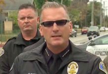 Pomona Police Department Chief Michael Olivieri said the incident was first reported to his agency as an "officer down." Anyone with information about the incident is asked to call the Los Angeles County Sheriff's Department Homicide Bureau at 323-890-5500 or anonymously to Crime Stoppers at 800-222-8477.