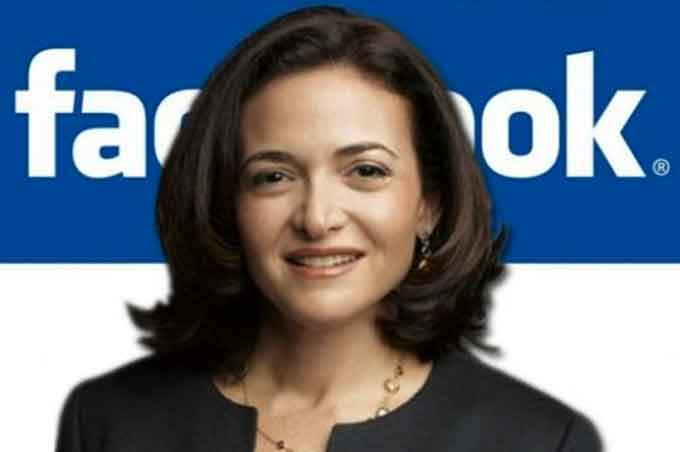 Image result for sheryl Sandberg, Chief Operating Officer at Facebook