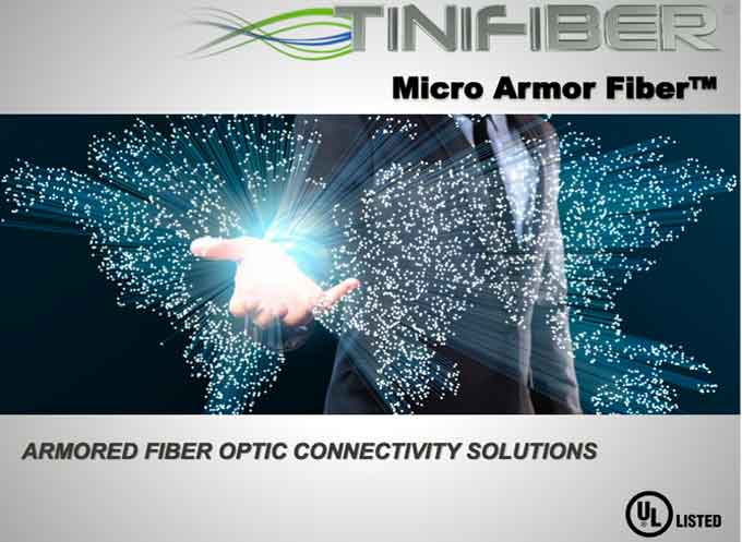 TiniFiber® is designed to overcome the challenges of the growing need of micro armored fiber optic solutions at airports to ensure security for all passengers.