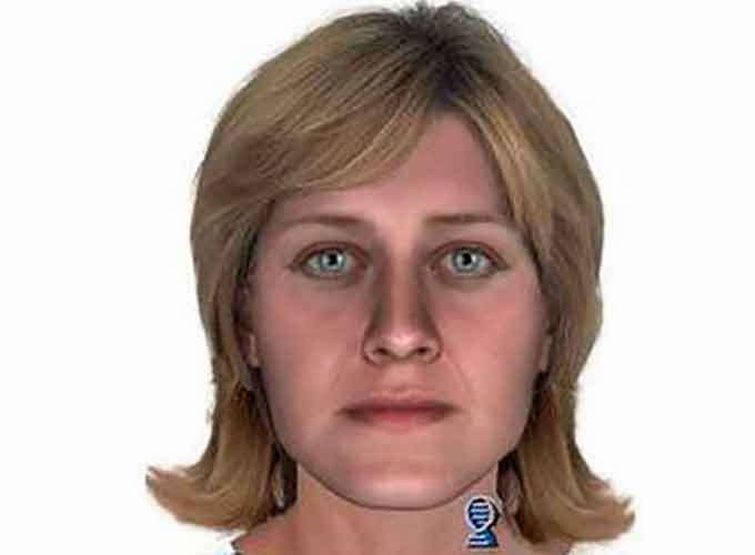 DNA rendering of Jane Doe hopes to shed light on a 1977 Delaware murder. (Courtesy of the New Castle County Police)