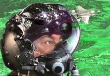 Combat avionics experts at Rockwell Collins-ESA Vision Systems in Fort Worth, Texas, will provide the U.S. Navy with 120 head-up helmet-mounted displays for high-performance jet fighter-bombers. (Courtesy of Rockwell Collins)