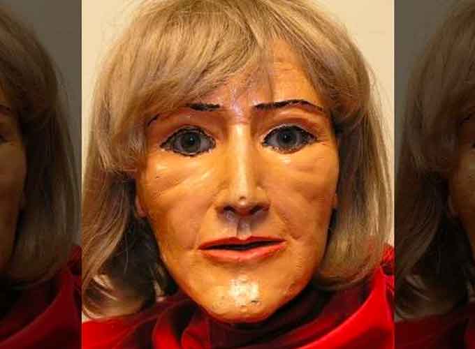 A 1998 reconstruction of the face that the state medical examiner's office believed belonged to the woman whose remains were found in a Townsend ditch in 1977. (Courtesy of the NCCP)