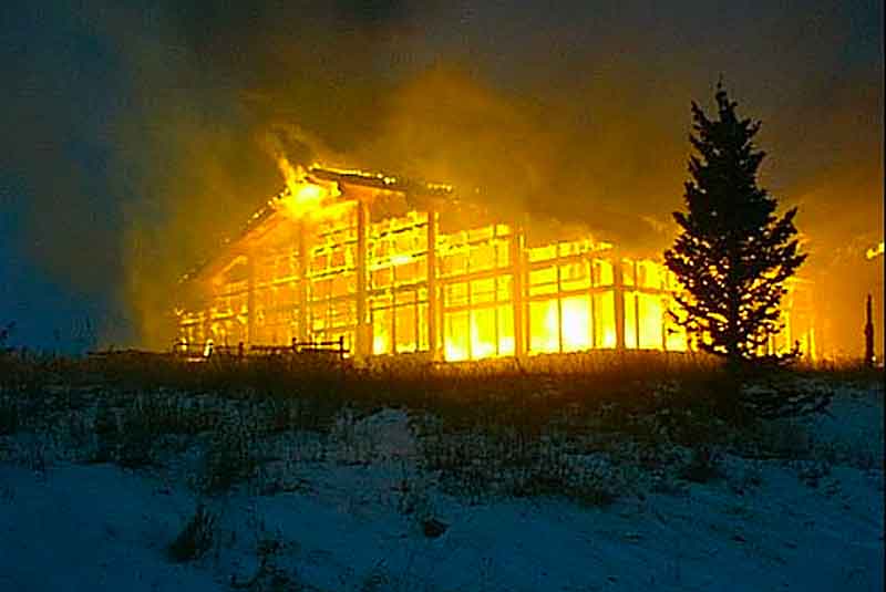 The Family’s 1998 arson attack on a ski resort in Vail, Colorado—which caused estimated damages of $26 million—was its most notorious act. (Courtesy of the FBI)
