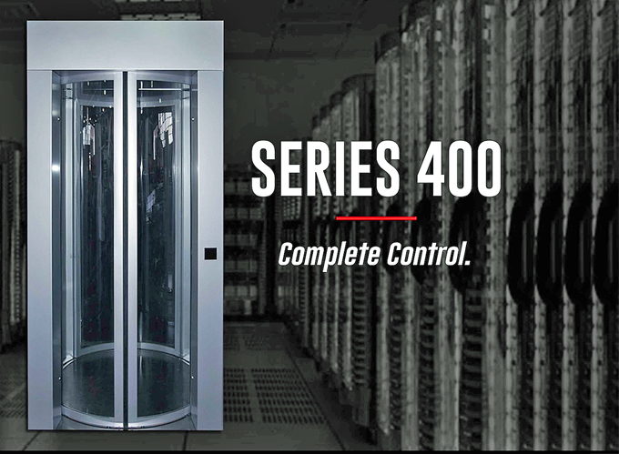 The American Access Control Systems (AACS) Series 400 makes security easy. Designed to easily replace existing swing doors without additional construction, the AACS Series 400 is a fully customizable, ADA compliant security portal solution.