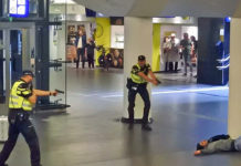 A 19 yo Afghan citizen identified only as Jawed S. had a “terrorist motive” for allegedly stabbing two Americans at the main train station in Amsterdam, who suffered “serious but non-life threatening injuries,” and are being treated at a Dutch hospital. (Courtesy of Twitter and YouTube)