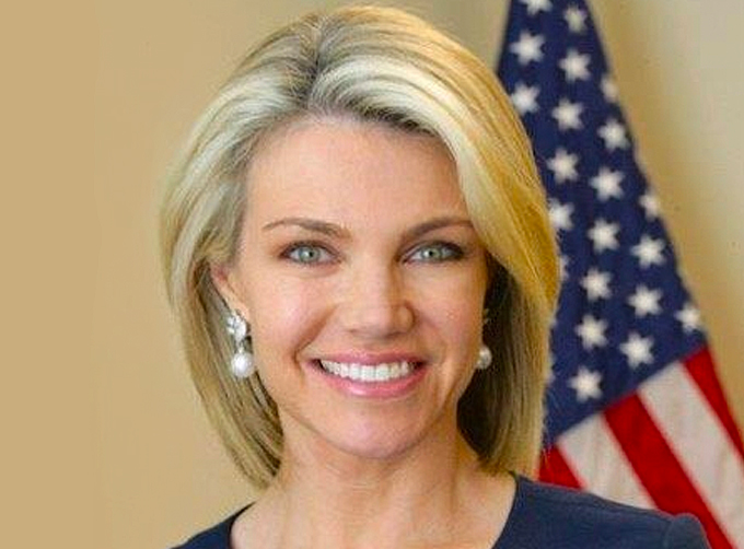 Heather Nauert, State Department spokeswoman