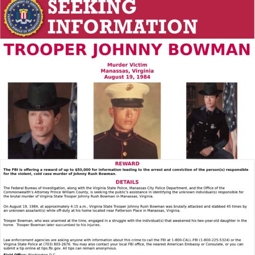 Virginia State Trooper Johnny Rush Bowman American Security Today