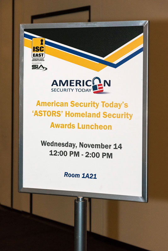 2018 'ASTORS' Homeland Security Awards Luncheon at ISC East