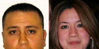 Luis Octavio Frias, (at left), is accused of stabbing his ex-wife, Janett Reyna, to death on August 8, 2013. Reyna had filed a protection order against Frias just two days prior to her death. Frias is considered ARMED & DANGEROUS. Do Not Approach. Anyone with information is urged to contact the nearest U.S. Marshals office or the U.S. Marshals Service Communications Center at 1-800-336-0102.