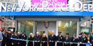 High tech enhancements arrive at the NYPD Times Square Substation ahead of the Holiday Season