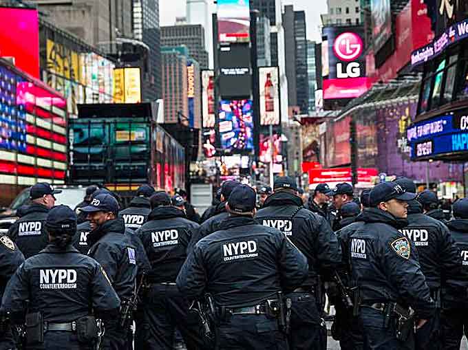 Anyone who sees suspicious activity should alert a police officer or call 911. The NYPD's terrorism hotline is 888-NYC-SAFE. (Courtesy of the NYPD)