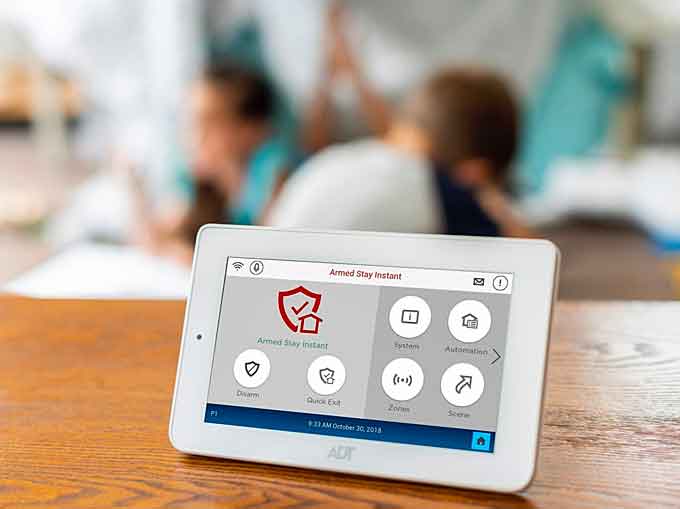The revamped and smarter version of ADT Pulse - the new ADT Command tablet can connect with other smart home devices and build security-focused routines. (Courtesy of ADT)