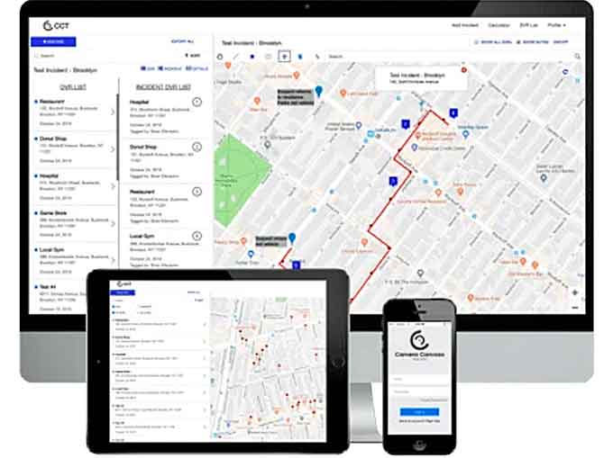 Camera Canvass Tracker is a patented pending technology that is used to simplify a task done by investigators everyday, canvassing for surveillance cameras.