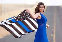 Natalie Corona first joined the Davis Police Department in 2016 as a volunteer, part-time community service officer, graduated from the Sacramento Police Department Academy over the summer then completed a six-month field training just before Christmas. (Courtesy of Twitter and YouTube)
