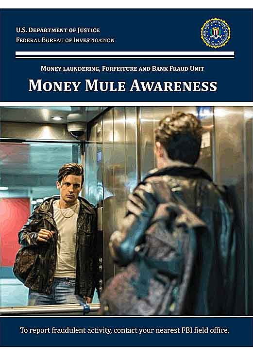 Courtesy of the FBI - Money Mule Awareness
