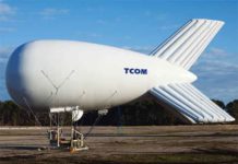 For missions that allow the operator little flexibility to pick the weather in which to fly, such as military and emergency response missions, an aerodynamically shaped aerostat will provide a much greater availability at mission altitude and provide greater safety to the aerostat, its crew, and payload across all weather conditions. (Pictured here, TCOM 12 Meter aerostat)
