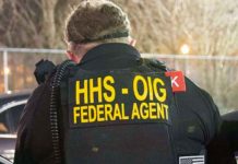 Agents with the U.S. Department of Health and Human Services' inspector general's office took part in arrests onTuesday in Queens, N.Y., related to the Medicare scheme. (Courtesy of the Department of Health and Human Services)