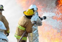 Nanotechnology, manufactured at scale and low cost while posing minimal health risks, may point to a future with fewer fires that are less lethal and less damaging.(Courtesy of U.S. Air National Guard by Airman 1st Class Amber Powell)