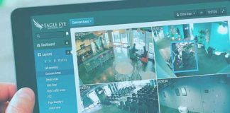 Users can display security camera live video on digital monitors without the cost, complexity and security risk of client workstations. (Courtesy of Eagle Eye Networks)