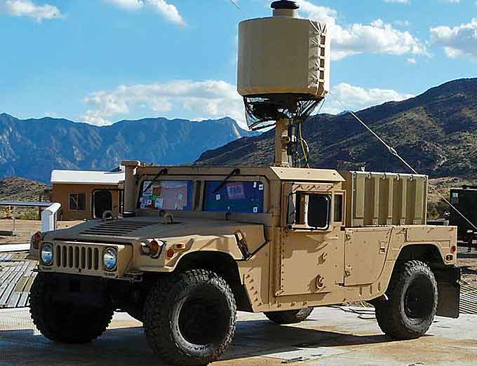 There is no other counterfire radar in the world as small, light, and affordable as the LCMR. (Courtesy of SRCTec, LLC)