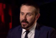 Reporter Jeremy Scahill, pictured here, published a 2013 story in ‘The Intercept’ pertaining to a terrorist watch list that is not named, but mirrors the description in the court documents. Additionally, Scahill participated in a book tour for a book he wrote in 2013 which alluded to drones. (Courtesy of YouTube)